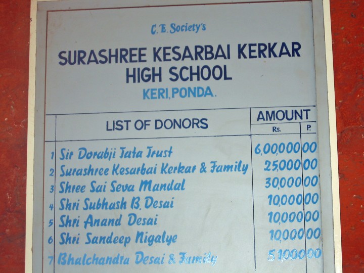Kesarbai - 01.jpg - Surashree Kesarbai Kerkar High School in Keri, Goa